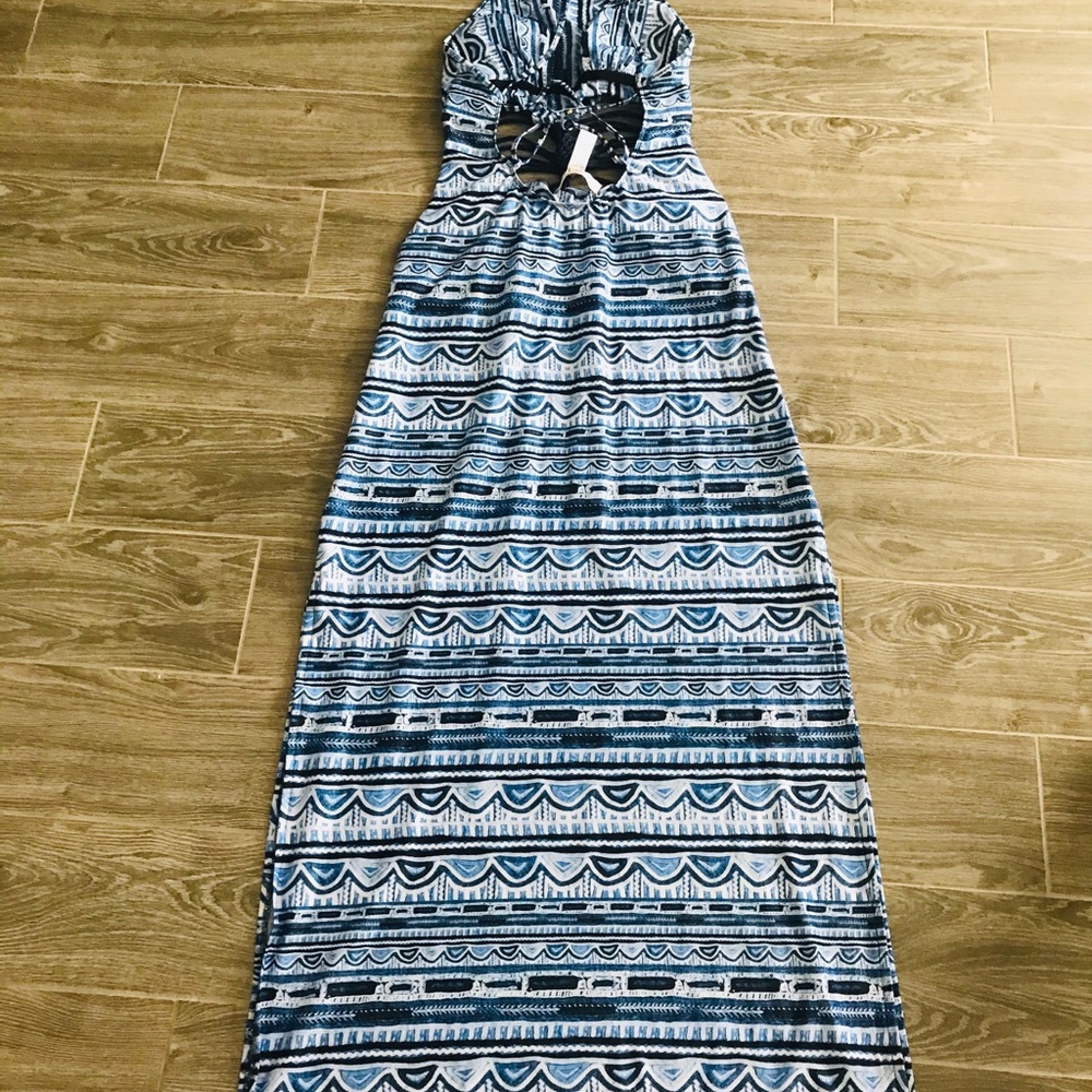Nanette Lepore Santorini Halter Cover-Up Dress - Picture 4 of 5